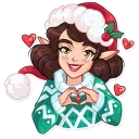 🥰 emoji Penelope the Elf Telegram sticker 6 of 25