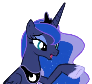 Sticker from Princess Luna | @MyLittlePony_bots
