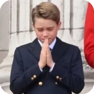 🙏 emoji Prince George Telegram sticker 16 of 33