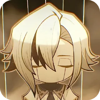 😶 emoji Arlrecchino Telegram sticker 16 of 48