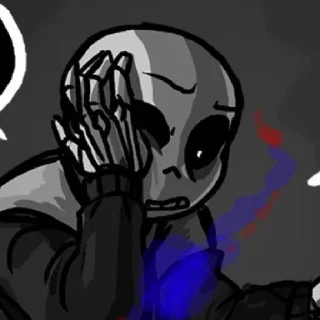 🤨 emoji Insomnia Sans Telegram sticker 10 of 60