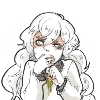 🦴 emoji Charlotte / Q84 Telegram sticker 6 of 70