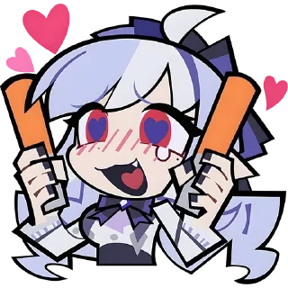 😍 emoji Meow meow Telegram sticker 13 of 51