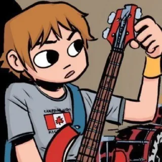 ⭐ emoji ꒰🎸꒱ scott pilgrim ✯ ;; @suuukiw Telegram sticker 18 of 43