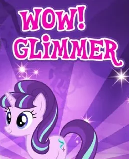🥳 emoji Wow! Glimmer | @MLP_AnimatedStickers Telegram sticker 1 of 120