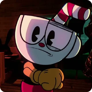 🌟 emoji Cuphead [Indie Cross] @SubSticks @fStikBot Telegram sticker 23 of 75