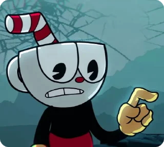 🌟 emoji Cuphead [Indie Cross] @SubSticks @fStikBot Telegram sticker 13 of 75