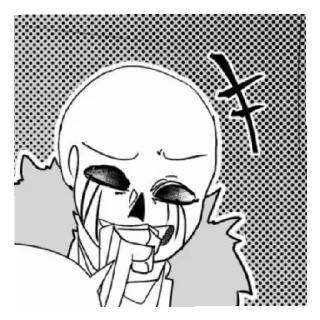 Sticker from The second part of the depressive Inca