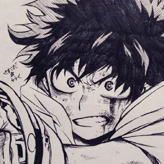 Sticker from Midoriya