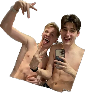 🤪 emoji Егорик и Андрейка сосут батарейки Telegram sticker 24 of 47