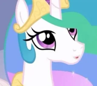 😩 emoji Celestia | @MyLittlePony_bots Telegram sticker 12 of 83