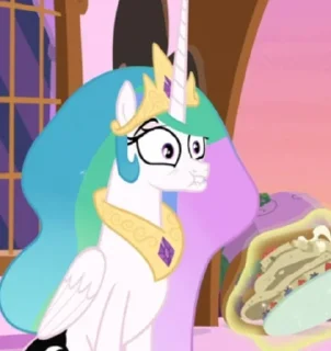 🤡 emoji Celestia | @MyLittlePony_bots Telegram sticker 5 of 83
