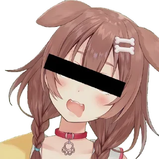 🤪 emoji Inugami Korone by @Alice_Inugami Telegram sticker 6 of 109