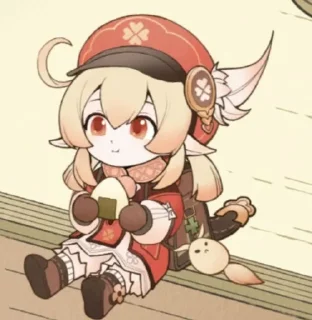 🌟 emoji Klee🌿||Genshin impact Telegram sticker 21 of 75