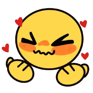 💗 emoji Смайлы:) Telegram sticker 11 of 73