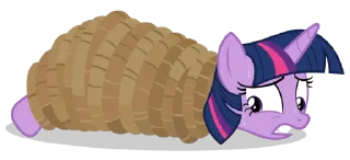 😔 emoji Twilight | @MyLittlePony_bots Telegram sticker 12 of 120