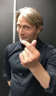 ❤️ emoji MadsMikkelsen Telegram sticker 13 of 27