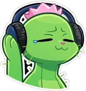 🌟 emoji Cat_Cactus Telegram sticker 6 of 9