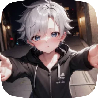 🎀 emoji ⋅˚₊‧ショタコン ‧₊˚ ⋅  by  @God_hedgehogs Telegram sticker 19 of 49