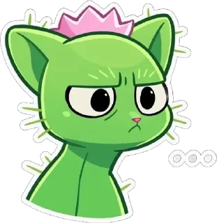 🌟 emoji Cat_Cactus Telegram sticker 7 of 9