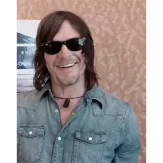 😁 emoji Norman Reedus @freetopsticker Telegram sticker 17 of 35