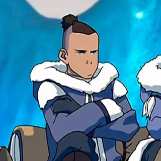 😞 emoji @TVstickers Avatar the Last Airbender Telegram sticker 16 of 113