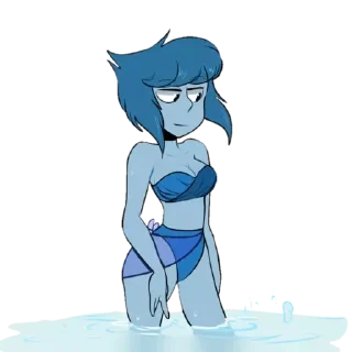🫤 emoji - Lapis x Peridot - Telegram sticker 16 of 37