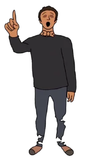 ☝️ emoji Рефлексотерапия Telegram sticker 16 of 17