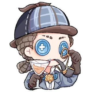 🍻 emoji Anniversary  栗咕  @identityVGOGO Telegram sticker 9 of 14