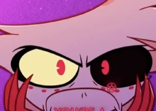 Sticker from Hazbin Hotel WTF