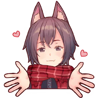 🤗 emoji Любовь по волчьи @Nyasticks Telegram sticker 15 of 41