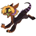 😦 emoji Zazush the Dragonkey(wtf) Telegram sticker 9 of 22