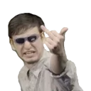 🖕 emoji Filthy Frank a.k.a. Pink Guy Telegram sticker 16 of 112