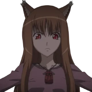 😠 emoji Холо Мудрая Telegram sticker 3 of 120
