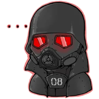 😶 emoji Fallout: New Vegas by Yulia Il'yushkina Telegram sticker 13 of 27