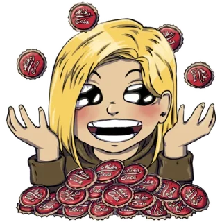 😂 emoji Fallout: New Vegas by Yulia Il'yushkina Telegram sticker 5 of 27