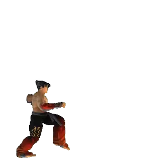 😎 emoji Jin Kazama @stickerstgrm Telegram sticker 2 of 10