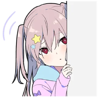 🤨 emoji Ями-тян @nyasticks Telegram sticker 24 of 41