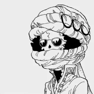 😎 emoji Brook Telegram sticker 4 of 46