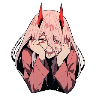 🙄 emoji Chainsaw Man (@aiSTIKER) Telegram sticker 15 of 24