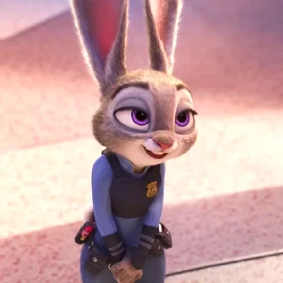 😊 emoji Judy Hopps by @nnnick_v Telegram sticker 9 of 50