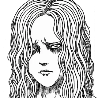 Sticker from Дзюндзи Ито