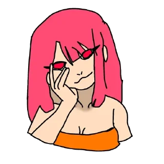 😏 emoji Юсукэ Telegram sticker 7 of 8