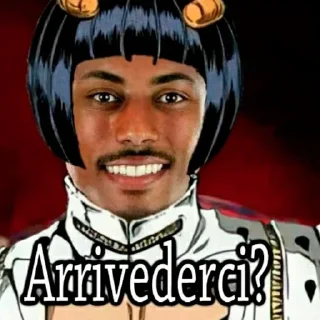 🤔 emoji JoJo MeMe 5 @diosstickers Telegram sticker 11 of 120