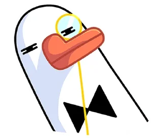 🤨 emoji @tgsticker Гусь - за мат кусь без надписей! Telegram sticker 3 of 48