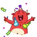 🥳 emoji Lil Diablo Telegram sticker 18 of 25
