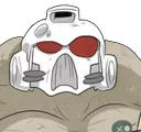 😕 emoji WH40K. Regular marine Telegram sticker 20 of 32