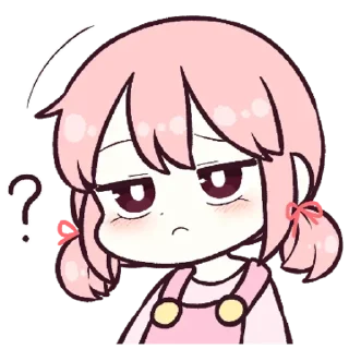😒 emoji Нао-тян @anime_sticks Telegram sticker 20 of 30