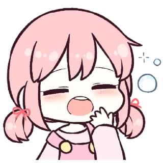 🥱 emoji Нао-тян @anime_sticks Telegram sticker 21 of 30