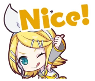 Sticker from Kagamine Rin @sekaidori @alucardyoy